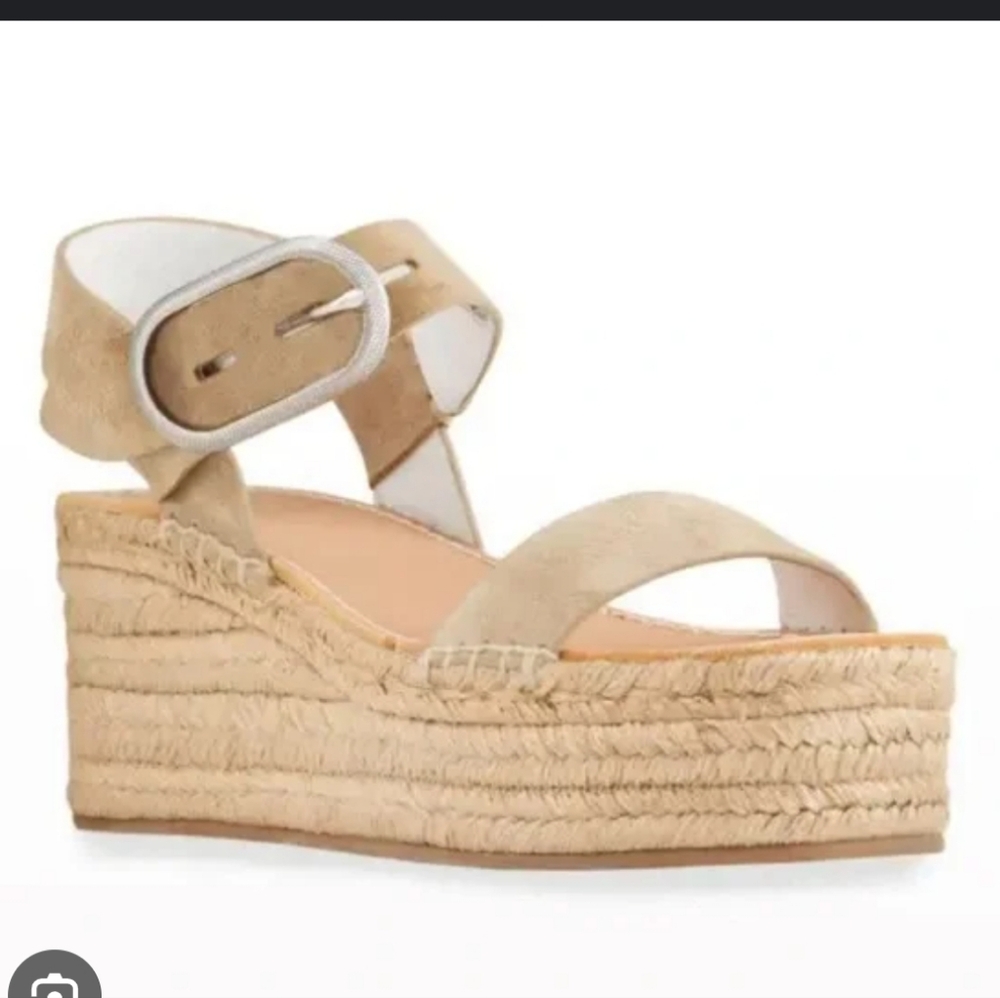 Rag & Bone Ansley Suede Buckle Espadrille